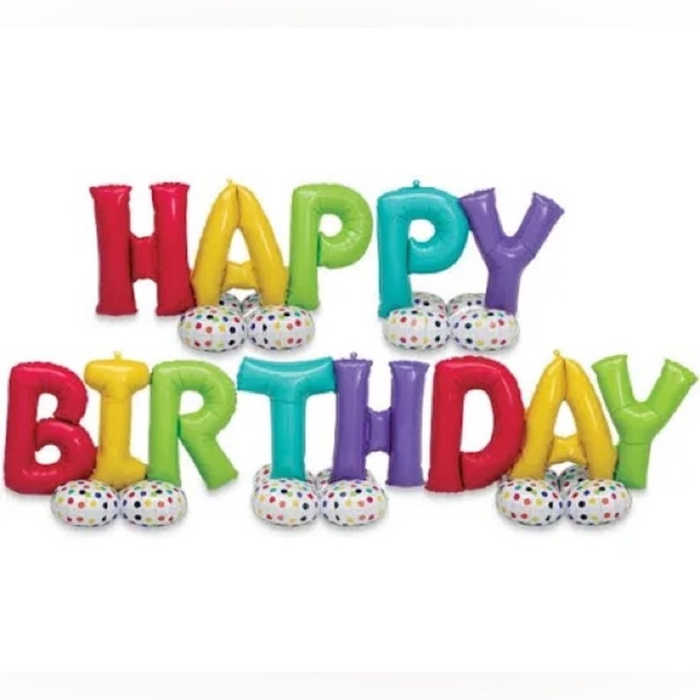 Airloonz Happy Birthday Decorative Balloon kit